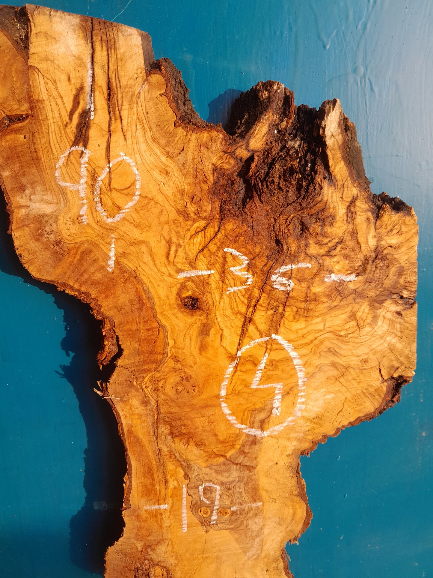 Tablero de olivo A8 90cm 36/19cm 4cm