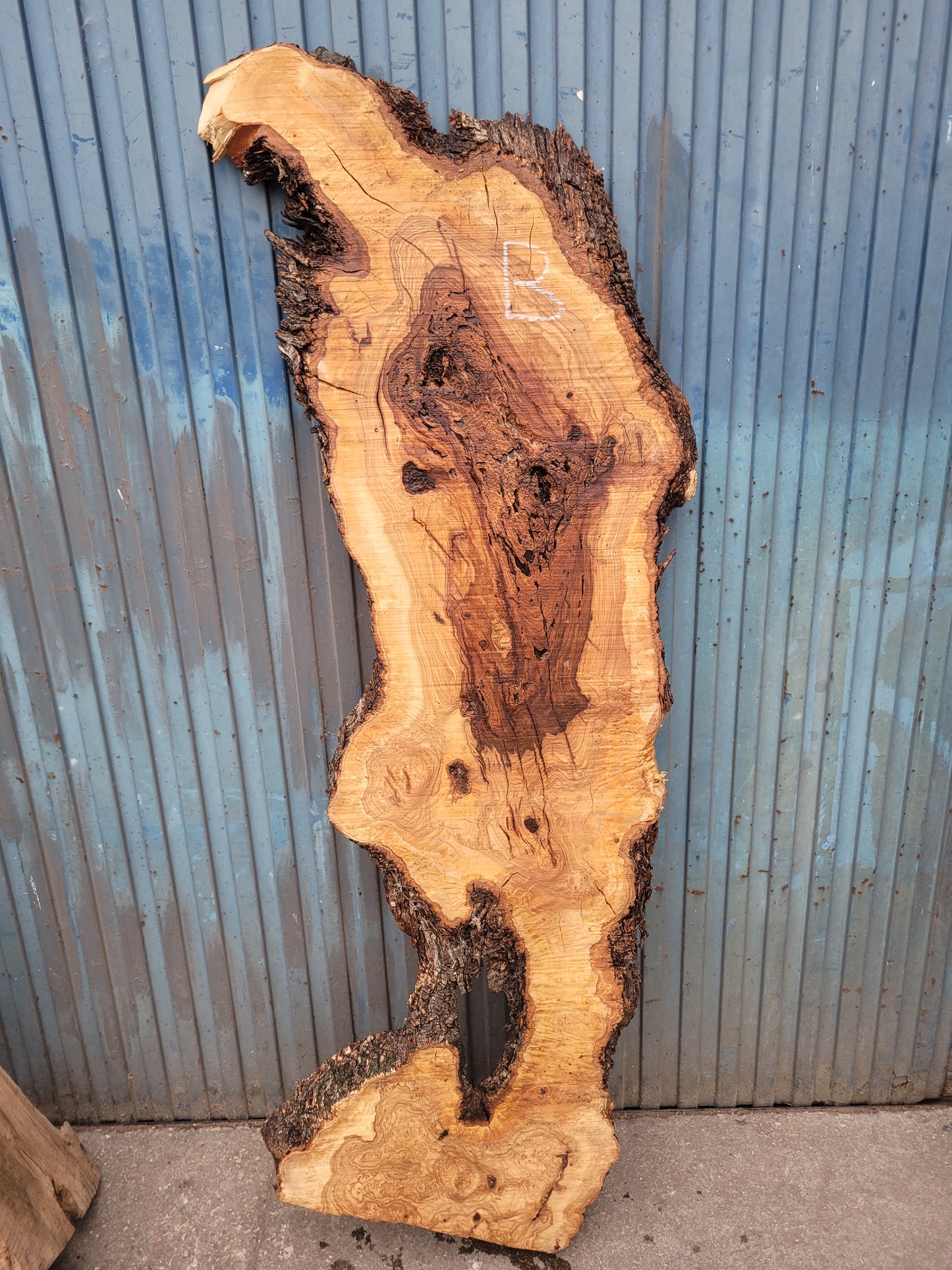 Tablón olivo A6 160cm 48cm 4 cm